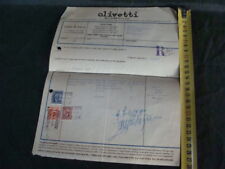 Fattura olivetti 1941 usato  Santena