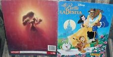 ÁLBUM ADESIVO FILME WALT DISNEY BELLA A BELEZA E A FERA, FILME VINTAGE 90 belle comprar usado  Enviando para Brazil
