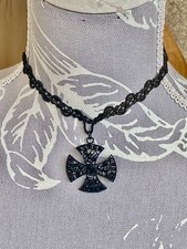 Choker length black for sale  RHYL