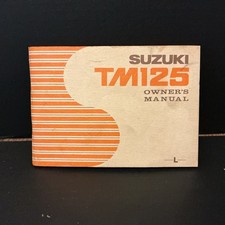 1973 Suzuki TM125 Motorcycle Owners Manual, estado usado, usado comprar usado  Enviando para Brazil