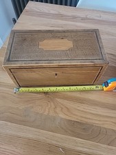 antique box wooden storage for sale  BRISTOL