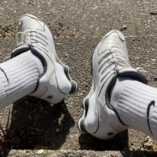 Nike shox weiß gebraucht kaufen  Köln