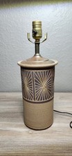 table clay lamp for sale  Las Cruces