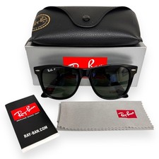 Óculos de sol Ray-Ban Wayfarer RB 2140 901/58 preto polido polarizado 54mm com estojo comprar usado Óculos de sol Ray-Ban Wayfarer RB 2140 901/58 preto polido polarizado 54mm com estojo comprar usado  Enviando para Brazil