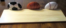 Prateleira de exibição esportiva bola de futebol basquete beisebol 22" de largura decoração de quarto infantil comprar usado  Enviando para Brazil