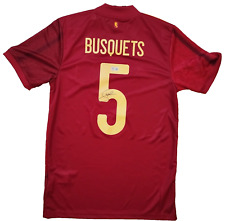 Sergio Busquets Assinado Adidas Espanha Camisa Barcelona Bas Beckett testemunhem comprar usado  Enviando para Brazil