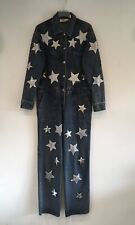 Denim jumpsuit silver for sale  LONDON