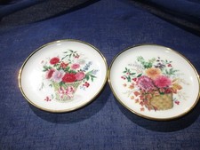 KAISER PORCELANA PEQUENOS ACOMPANHAMENTOS GELÉIA MANTEIGA SAQUINHO DE CHÁ ROSA ARRUMADO MÃES EM CESTAS comprar usado  Enviando para Brazil