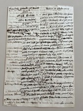 Lettera manoscritta originale usato  Pisa