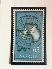 Norvegia 1957 anno usato  Guidonia Montecelio