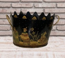 Vtg tole cachepot d'occasion  Expédié en Belgium