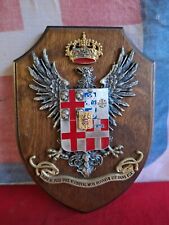 Militaria crest metallo usato  Pinerolo