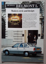 Vauxhall belmont brochure for sale  BOURNE