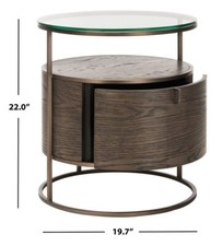 Safavieh round drawer for sale  Whitestown
