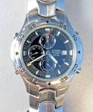 Alarme cronógrafo Citizen WR100 6870-S90411 HST GN-4-S Japão comprar usado  Enviando para Brazil