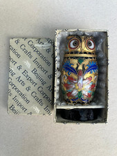 Eule vase cloisonne gebraucht kaufen  Leimen
