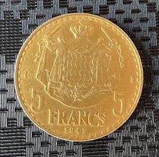 Monaco 5 francs d'occasion  Denicé