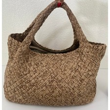 Usado, Bolsa tote Falor estilo tecido médio multicolorida italiana 100% couro silencioso luxo boho comprar usado  Enviando para Brazil