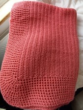 Coral peach blanket for sale  NOTTINGHAM
