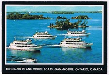 Cartão postal Thousand Island Cruise Boats Gananoque Ontario comprar usado  Enviando para Brazil
