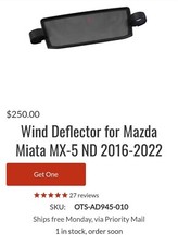 Aperta wind deflector for sale  Wichita