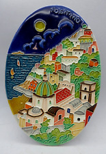Piastrella ceramica ovale usato  Albenga