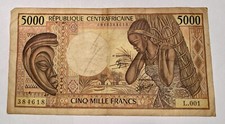 Billet république centrafrica d'occasion  Saint-Aubin-du-Cormier
