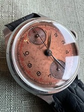 Cronógrafo Cortebert - Para cima/Para baixo - Venus 170 - Mostrador de cobre, usado comprar usado  Enviando para Brazil