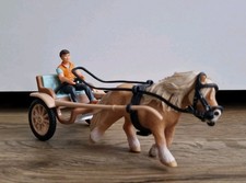 Schleich ponykutsche pferde gebraucht kaufen  Maintal