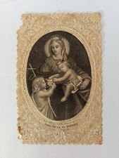 Vecchio antico santino usato  Putignano