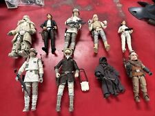 Star Wars Serie Negra Lote 6 Pulgadas Han Solo Leia Imperio Contraataca segunda mano  Embacar hacia Argentina