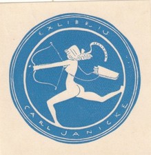 Exlibris bookplate klischee gebraucht kaufen  Gengenbach