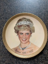 princess diana rose plate for sale  ADDLESTONE