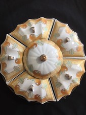 Serviteur apéritif porcelaine d'occasion  Peymeinade