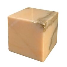 Cubo En Mármol Rosa Portugal Escultura de Tabla Arte Home Decor Interior H 12cm comprar usado  Enviando para Brazil