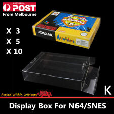 Usado, Protetores de caixa de jogos N64/SNES | Vitrines grossas transparentes para jogos na caixa comprar usado Usado, Protetores de caixa de jogos N64/SNES | Vitrines grossas transparentes para jogos na caixa comprar usado  Enviando para Brazil