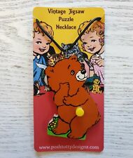 wooden bear puzzle for sale  ADDLESTONE
