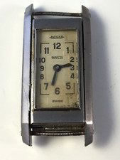 1930 Vintage Jaeger-LeCoultre Relógio Plano Duplo, Funcionando, Número 64103 comprar usado  Enviando para Brazil