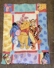 Edredom vintage anos 90 Disney Winnie the Pooh & Gang bebê criança caliope vermelho comprar usado  Enviando para Brazil