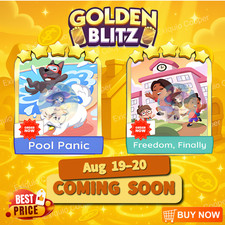MONOPLY GO ⚡5⭐️Freedom, Finalmente & 5⭐️Pool Panic⭐️GOLDEN BLITZ 🔥 PROCESSO RÁPIDO ✅ comprar usado  Enviando para Brazil