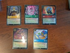 Używany, Lorcana | Fabled Set 9 | 5 Promo Cards | Perfect Condition na sprzedaż  Wysyłka do Poland