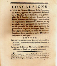 Nehou. conclusions habitants d'occasion  Amiens-