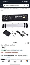 Cabo de Alimentação Lian Li Strimer Plus Triplo 8 PINOS RGB VGA comprar usado  Enviando para Brazil