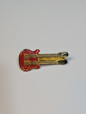 Broche de lapela vermelho de pescoço duplo para guitarra comprar usado  Enviando para Brazil