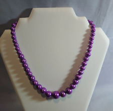 Collier fantaisie violet d'occasion  Wittenheim