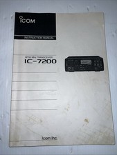Icom 7200 instruction for sale  Milford
