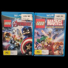 LEGO Marvel Avengers + Marvel Super Heroes (Nintendo Wii U, 2013 e 16) PAL + FP comprar usado  Enviando para Brazil