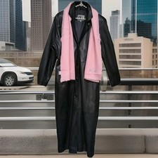 Versace ledermantel schwarz gebraucht kaufen  Beelitz