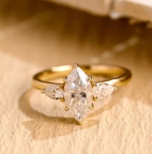 3ct marquise moissanite for sale  Edison