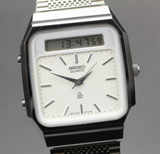 Vintage 1981 [Top ESTADO PERFEITO] SEIKO Hybrid H557-5070 Ana Digi relógio masculino de quartzo JAPÃO, usado comprar usado  Enviando para Brazil